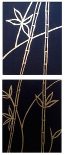 Bamboo - in Gold Leaf